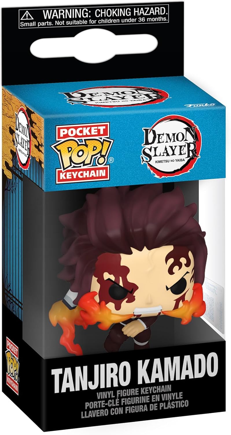 Portachiavi Funko Pop Demon Slayer Tanjiro Kamado (Sun Breathing)