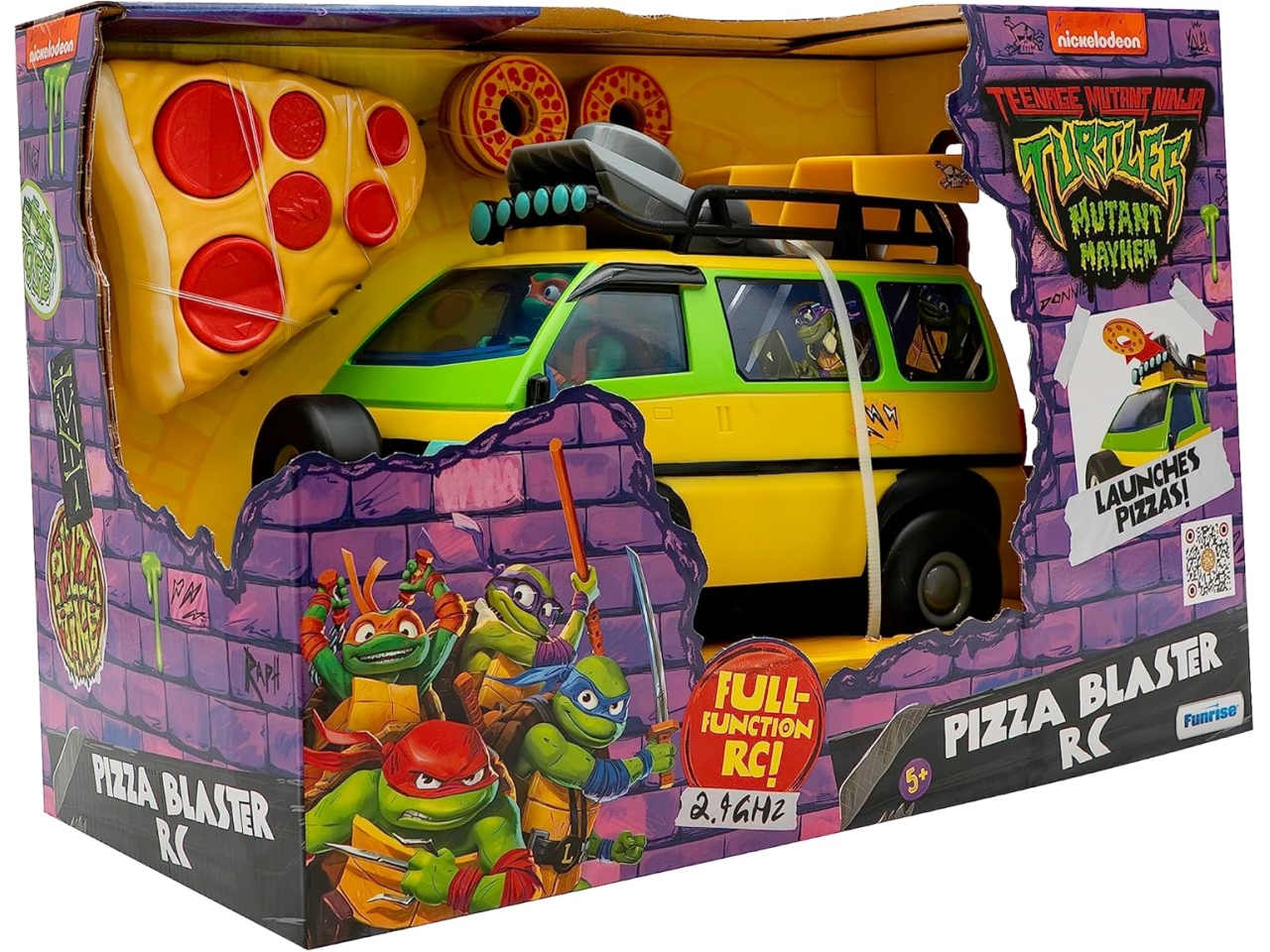 Ninja tmnt pizza blaster camion