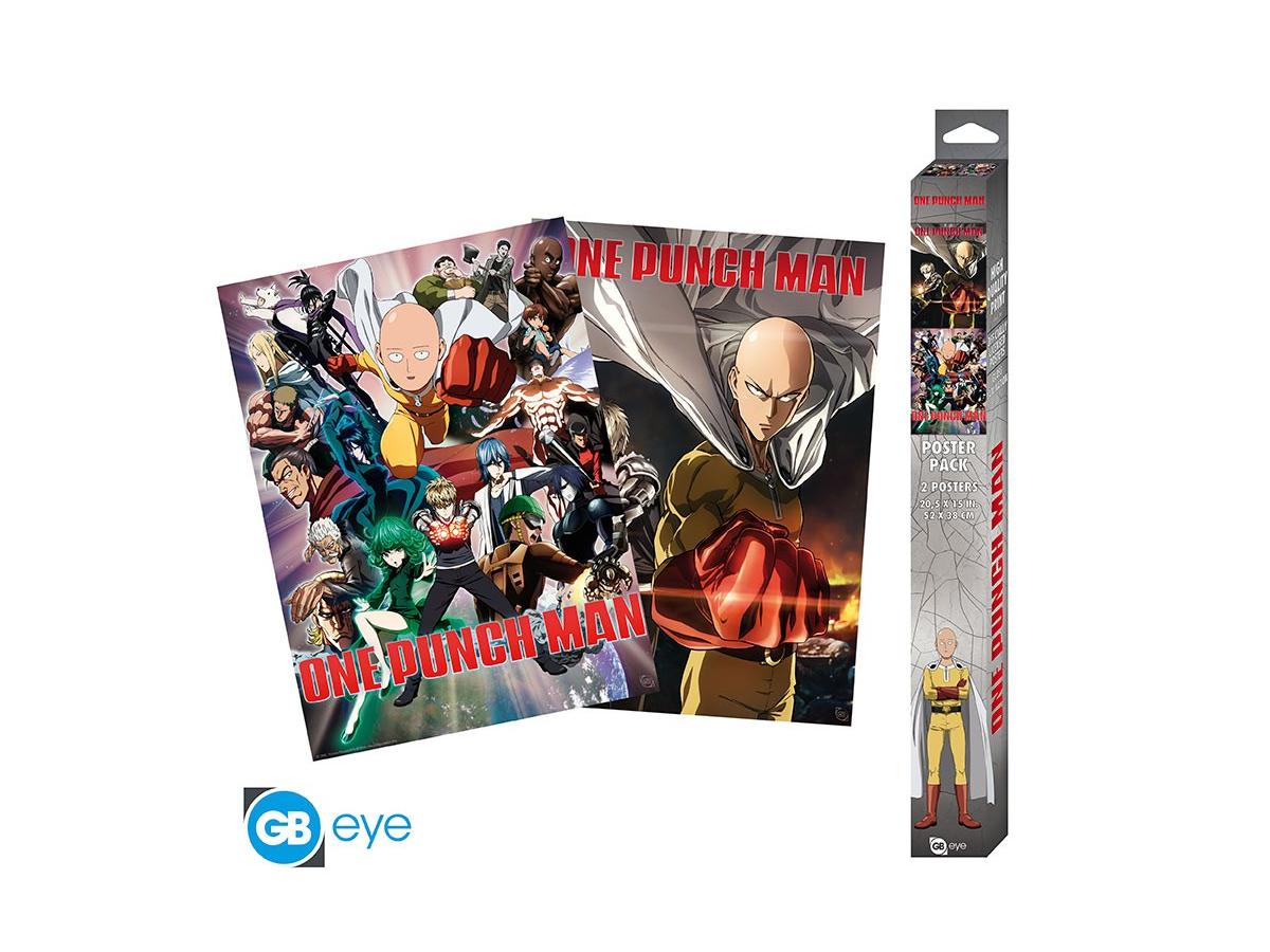 ONE PUNCH MAN – Set 2 Posters 52×38 – Saitama & Genos