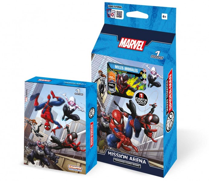 MARVEL MISSION ARENA – STARTER DECK SPIDER-MAN- EDIZIONE MILES MORALES