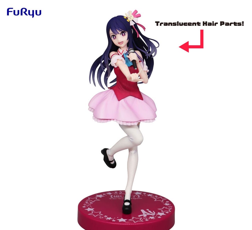 OSHI NO KO STATUE AI TRASLUCENT