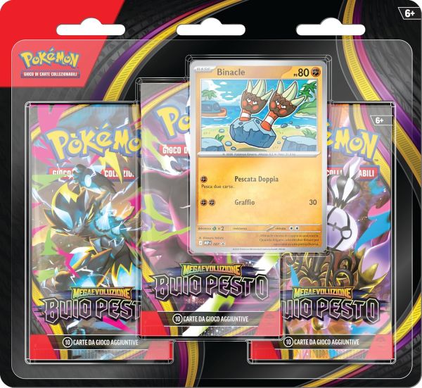 POKEMON BUIO PESTO BLISTER 3 BUSTINE – ITA
