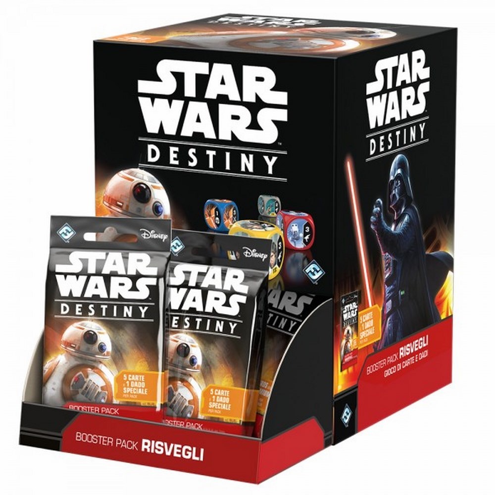 BOOSTER PACK risvegli CONFEZIONE DA 36 PEZZI sigillata per STAR WARS DESTINY in Italiano