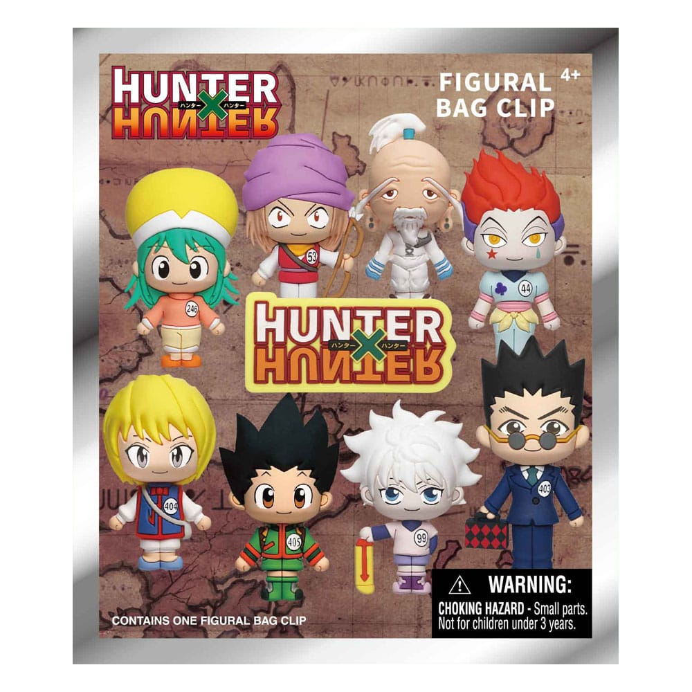 HUNTER X HUNTER 3D FOAM BAG CLIP SERIE 1 – 1 RANDOM PACK