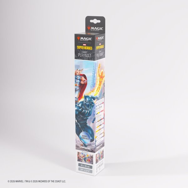 GAMEGENIC Magic: The Gathering – Marvel Super Heroes – Shiny Playmat – Marvel Super Heroes