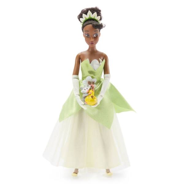 Bambola classica Tiana con compagno, La Principessa e il Ranocchio