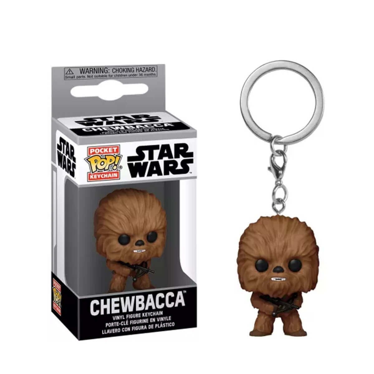 Funko Portachiavi Chewbacca Star Wars Pocket Pop Keychain 4 cm