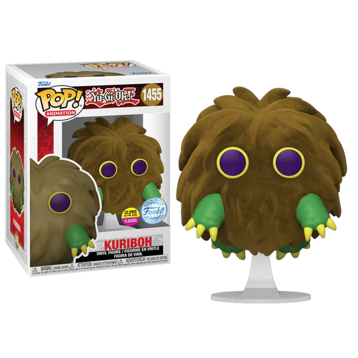 Funko Pop Kuriboh Glow Flocked Yu-Gi-Oh Anime N° 1455