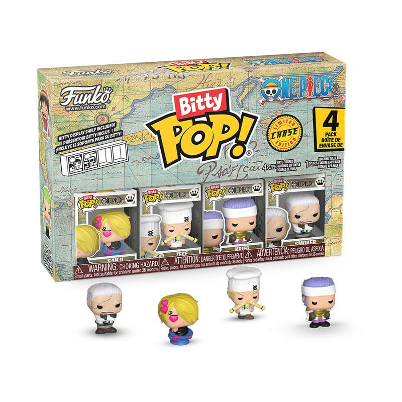 One Piece – POP! Funko Bitty Vinyl Figure – Sanji (4PK)