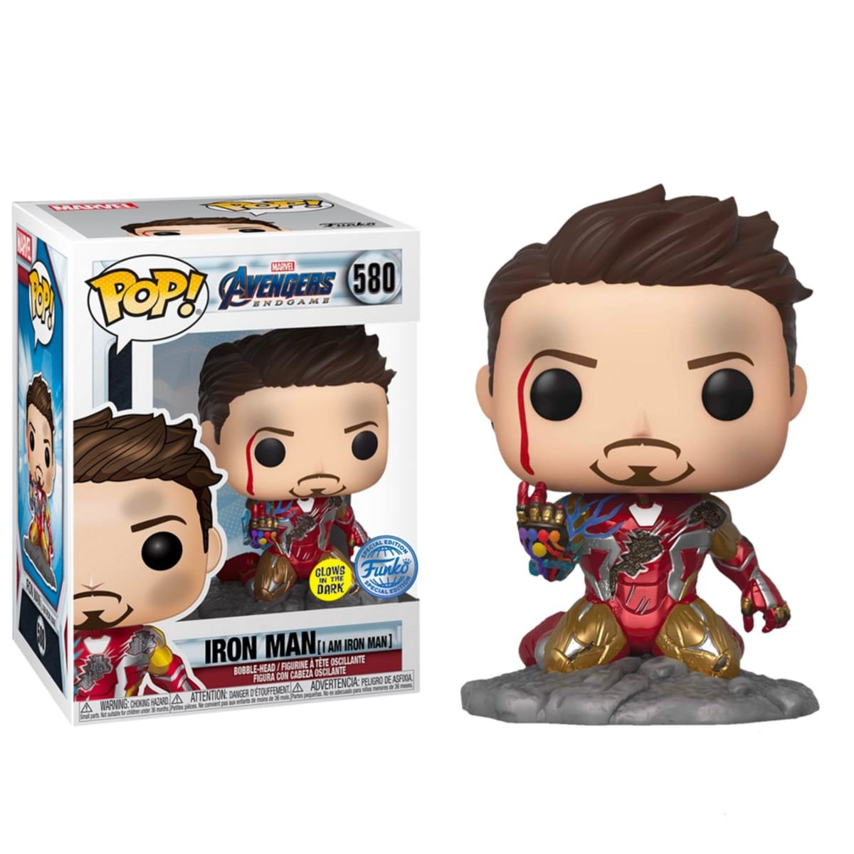 Funko Pop I Am Iron Man Marvel Endgame N° 580