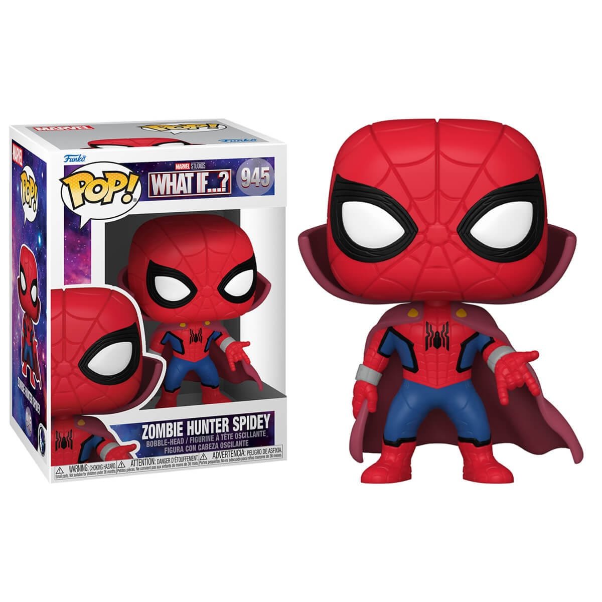 Funko Pop Zombie Hunter Spidey: il trionfo di Marvel What If N° 945