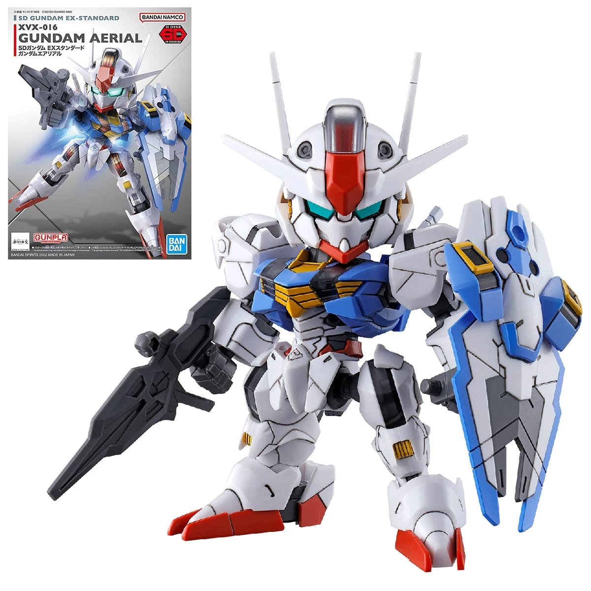 Gundam Aerial SD Ex-Standard Model Kit Bandai The Witch from Mercury