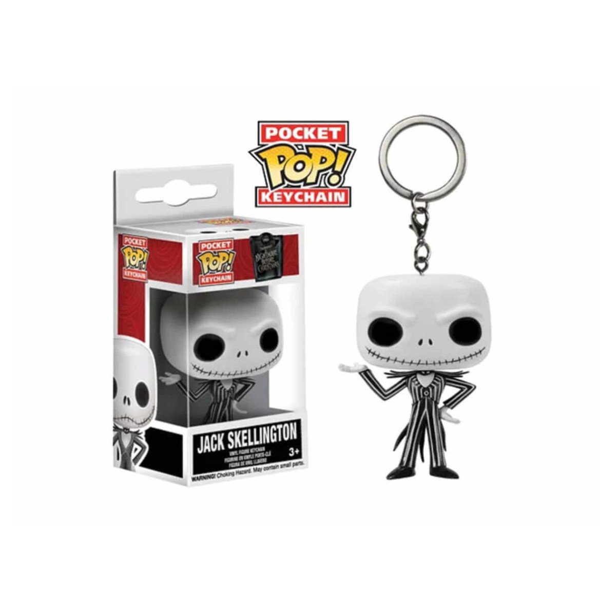 Funko Portachiavi – Disney – Jack Skellington – Pocket Pop Keychain