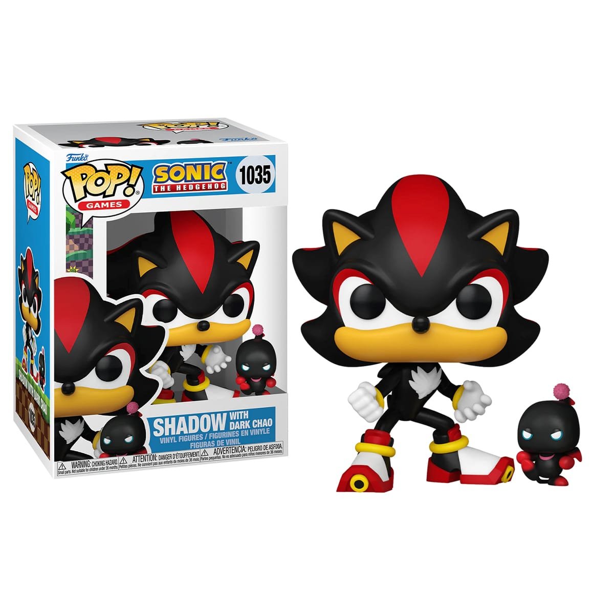 Funko Pop Shadow with Dark Chao Sonic Pop & Buddy N° 1035