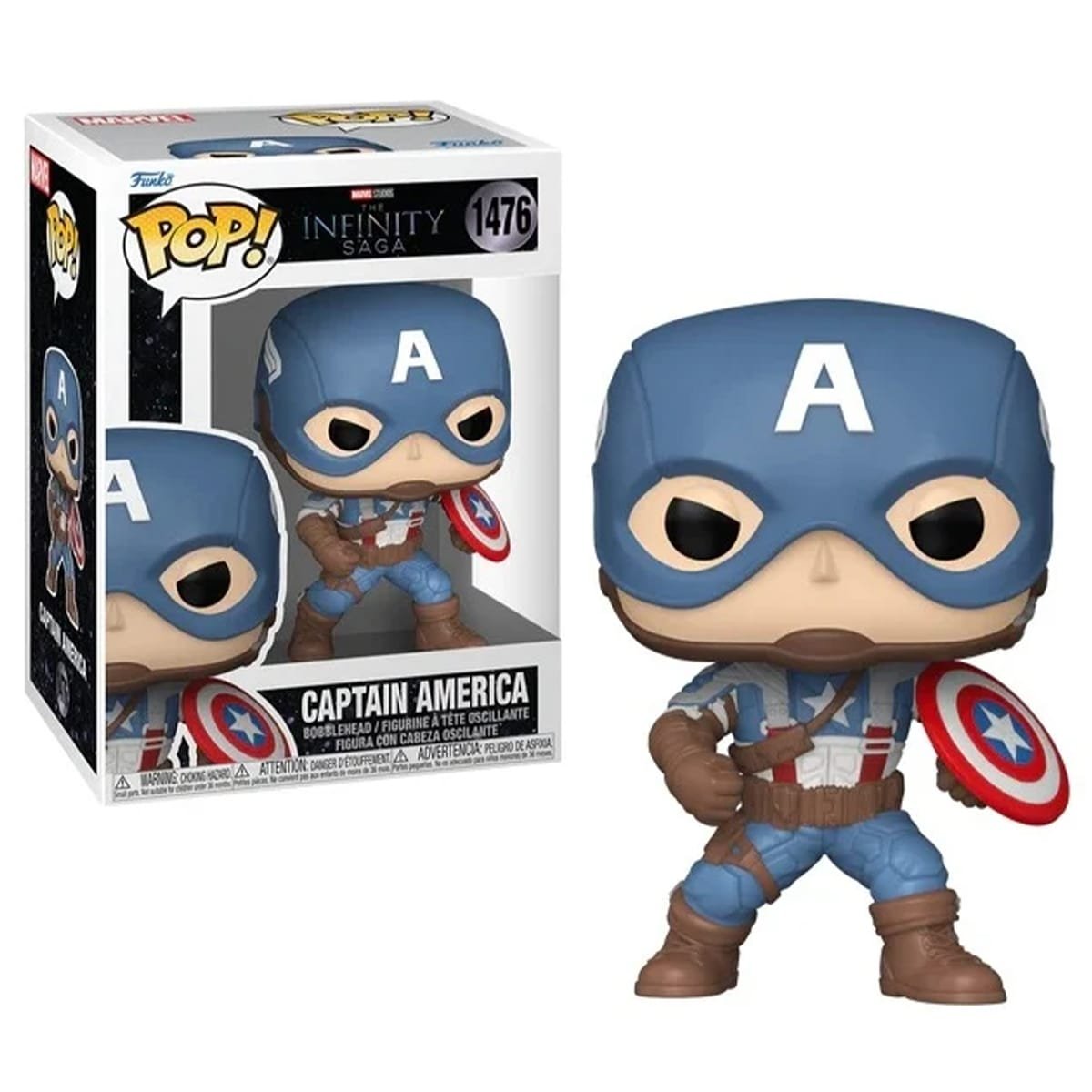 Funko Pop Captain America Infinity Saga Marvel Studios N° 1476