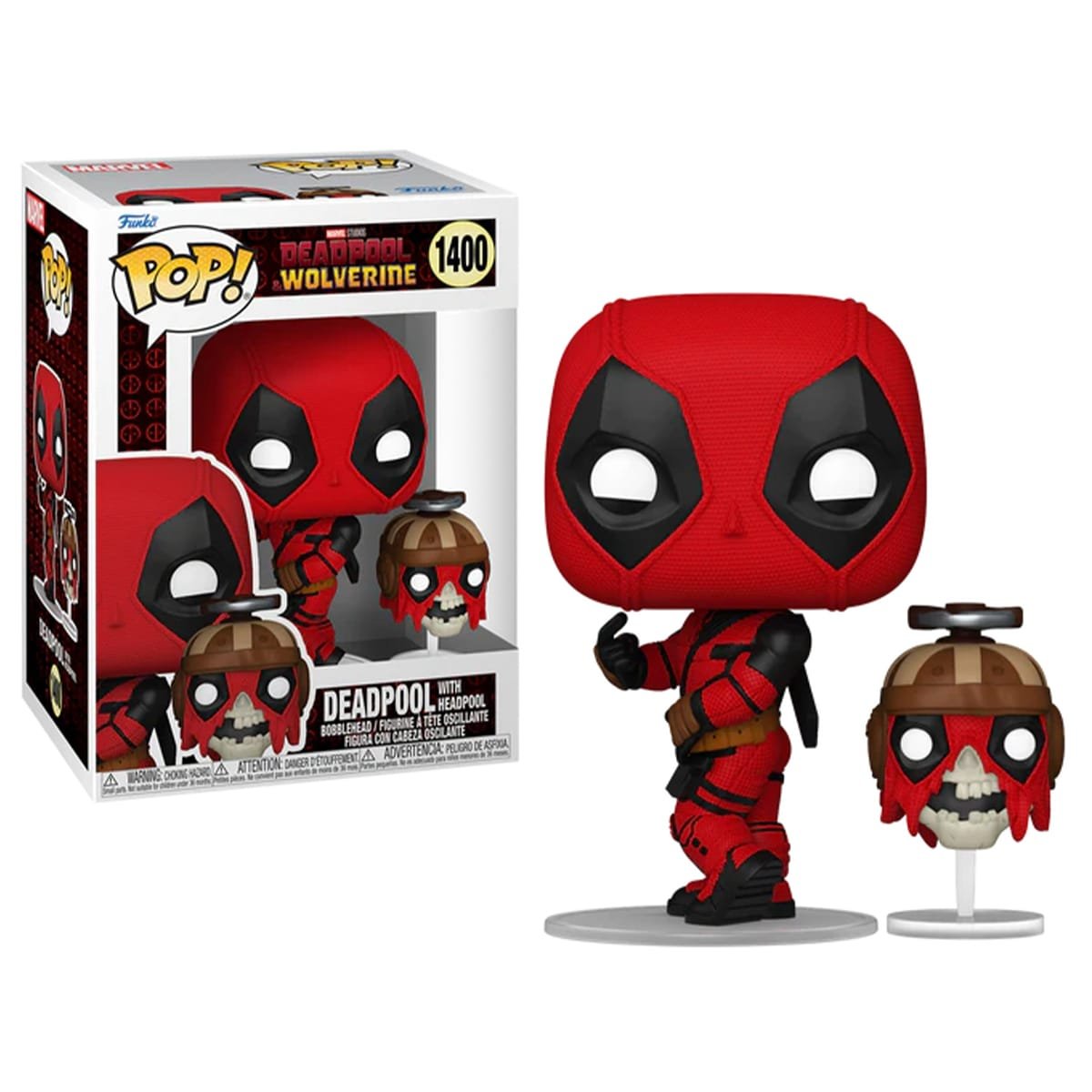 Funko Pop Deadpool with Headpool Deadpool 3 N° 1400