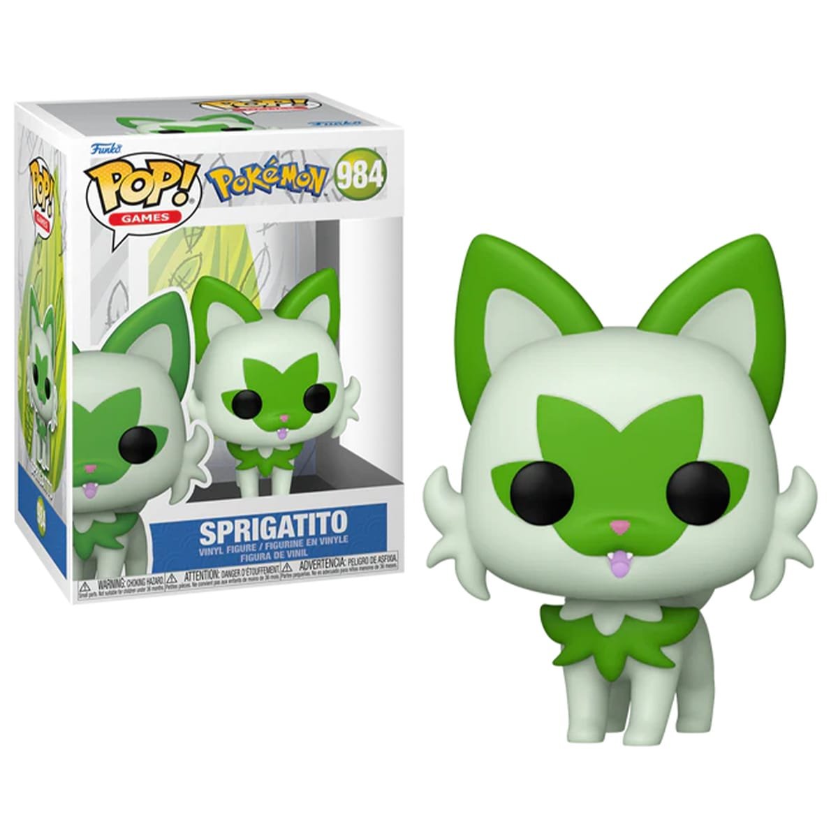 Funko Pop Sprigatito Pokémon Anime Games Vinyl Figure N° 984