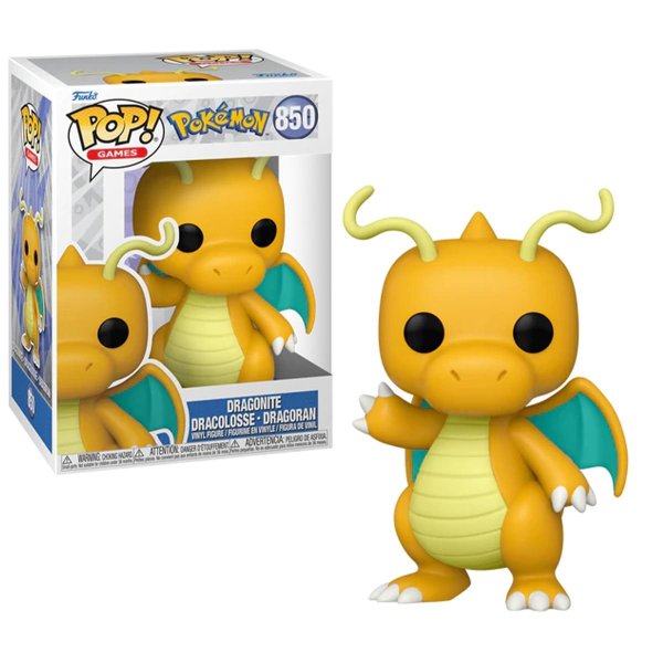 Funko Pop Dragonite Pokémon Anime Games N° 850