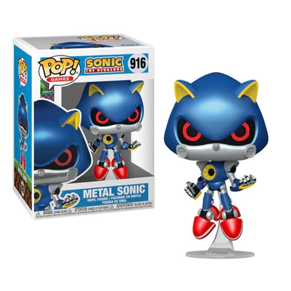 Funko Pop Metal Sonic Sonic the Hedgehog Vinyl Figure N° 916