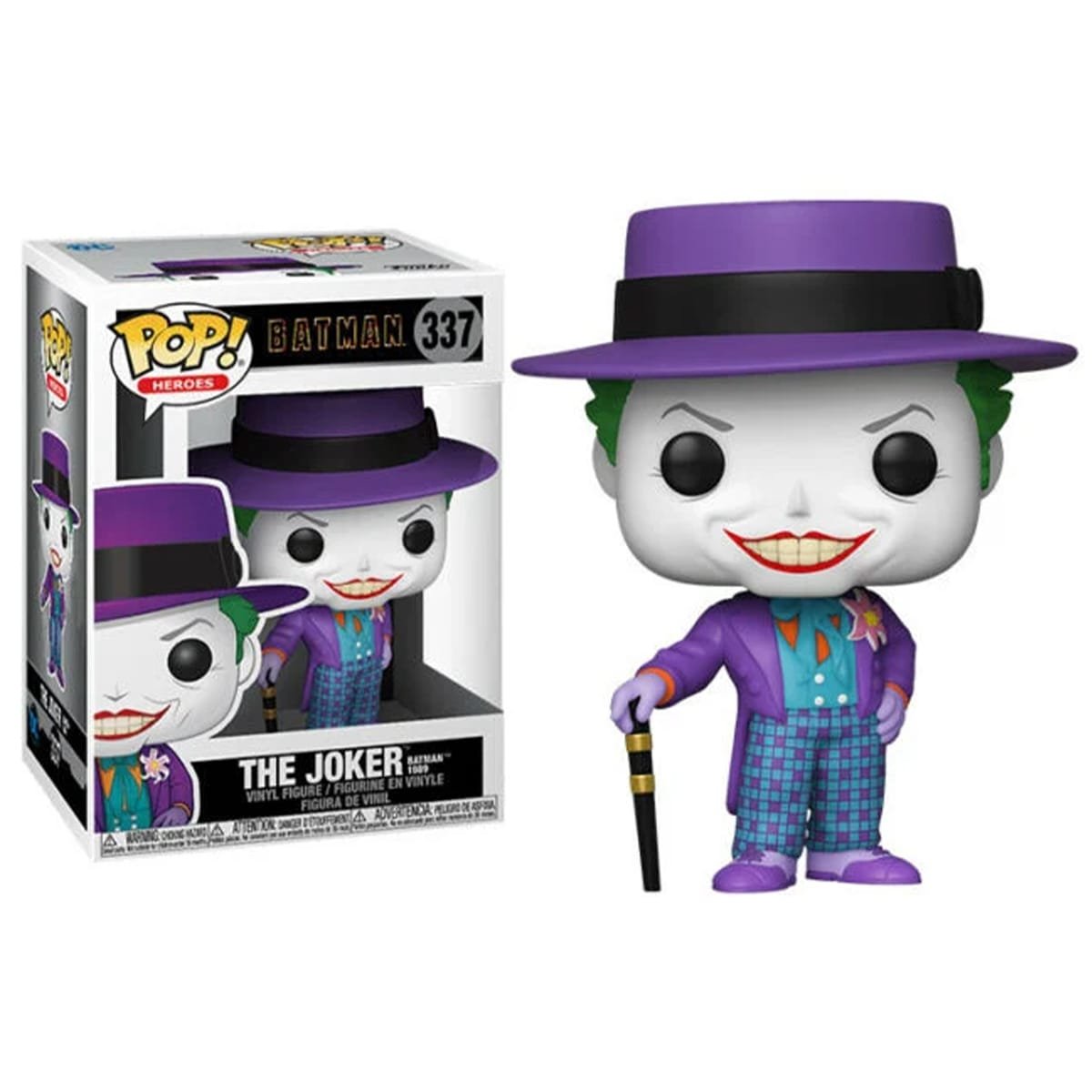 Funko Pop Joker with Hat Batman 1989 Vinyl Edition N° 337
