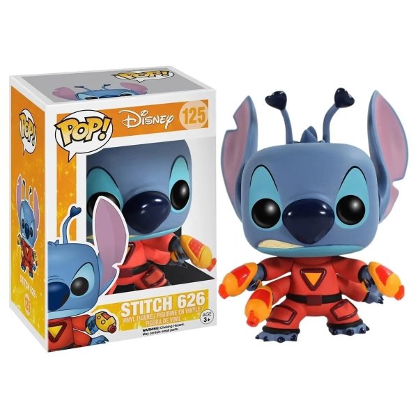 Funko Pop Stitch 626 Lilo e Stitch Disney Vinyl Figure N° 125
