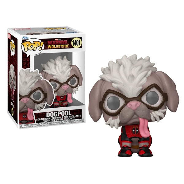Funko Pop Dogpool Deadpool 3 Marvel Vinyl Figure N° 1401