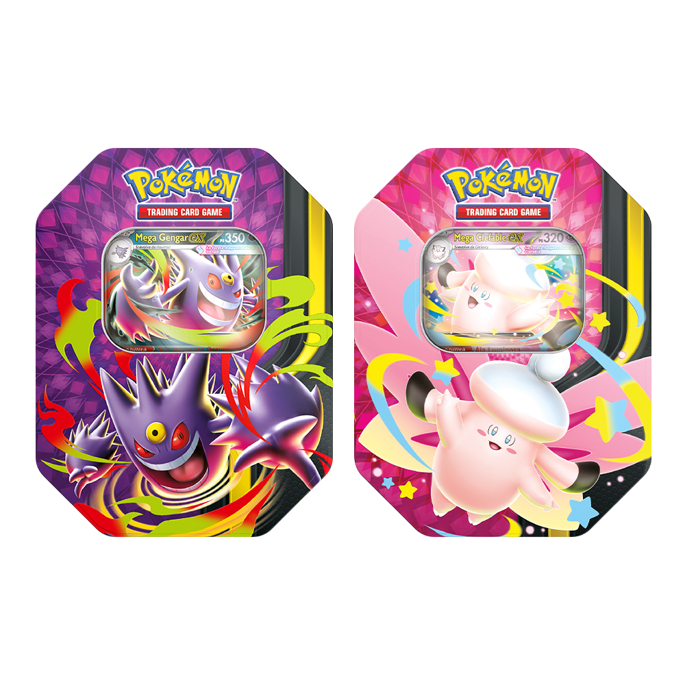 Pokemon Megaevoluzione Mega Gengar-ex e Mega Clefable-ex – 1 casuale