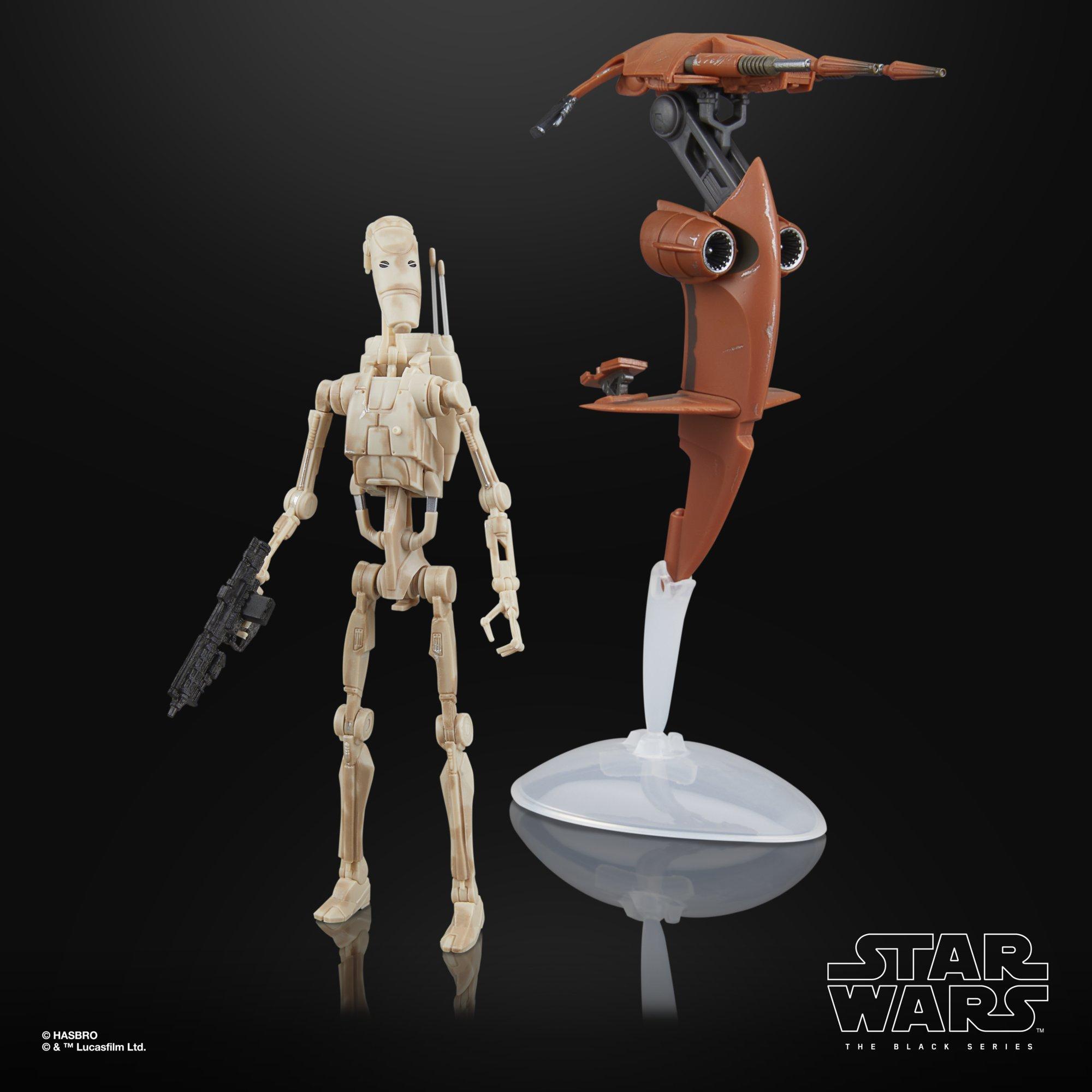 STAR WARS The Black Series Action Figure Set – STAP & Battle Droid