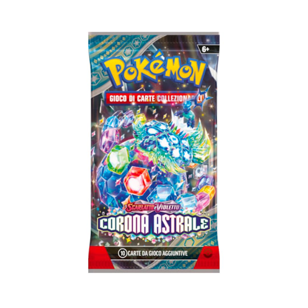 Scarlatto e Violetto Corona Astrale Busta 10 Carte (IT)