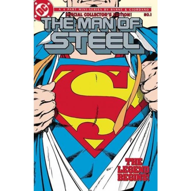 SUPERMAN DI JOHN BYRNE 1 VARIANT CONTIENE UN PIN SET COMPOSTO DA 3 SPILLE DI SUPERMAN