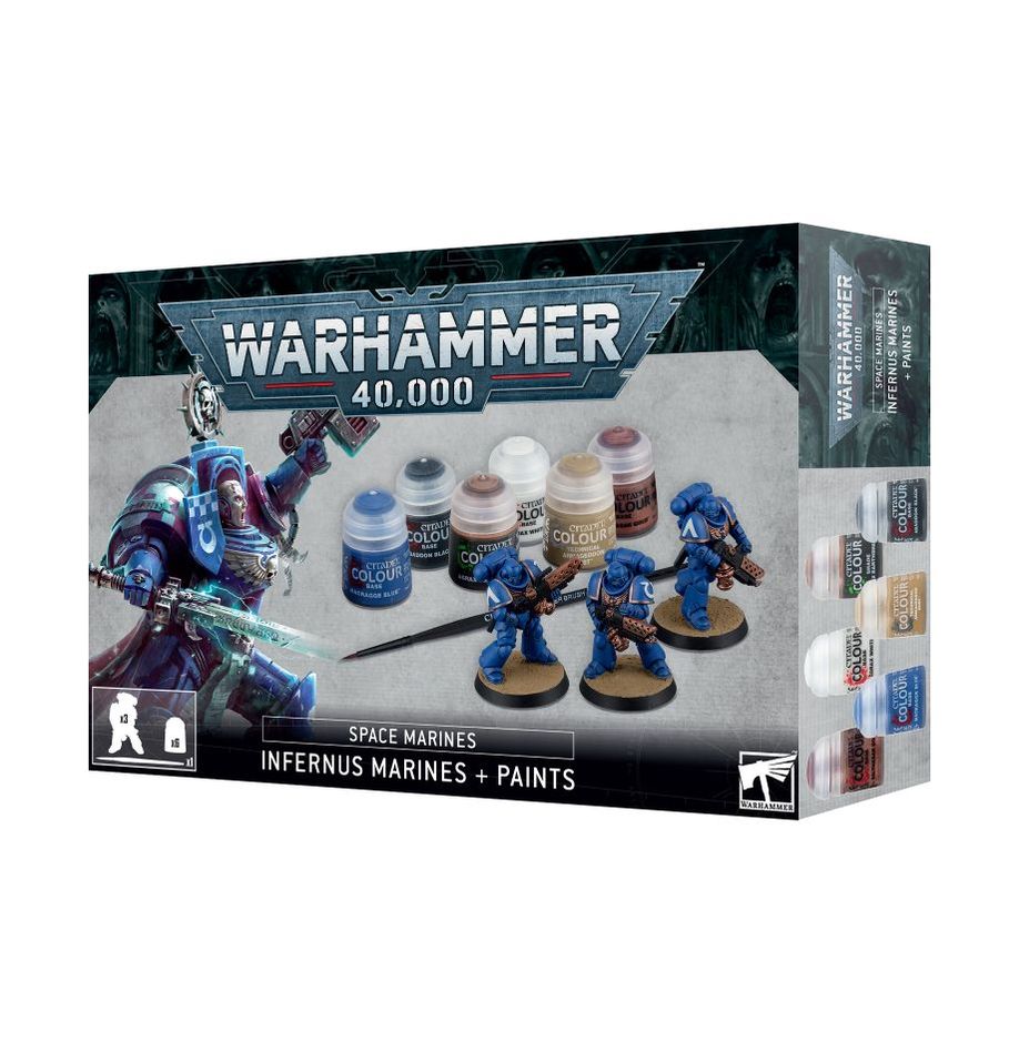 WARHAMMER 40000: Space Marines: Set Marines Infernus + Colori