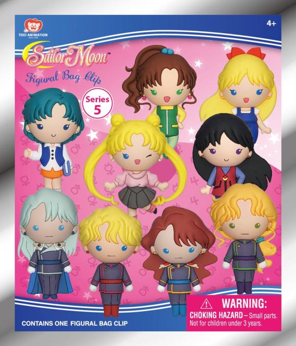 Sailor Moon 3D PVC Bag Clips Series 5 – 1 MYSTERY PACK