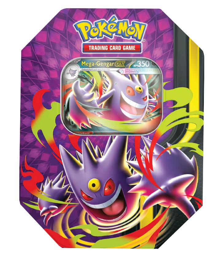 Pokémon Tin 128 Mega Gengar Tin Box