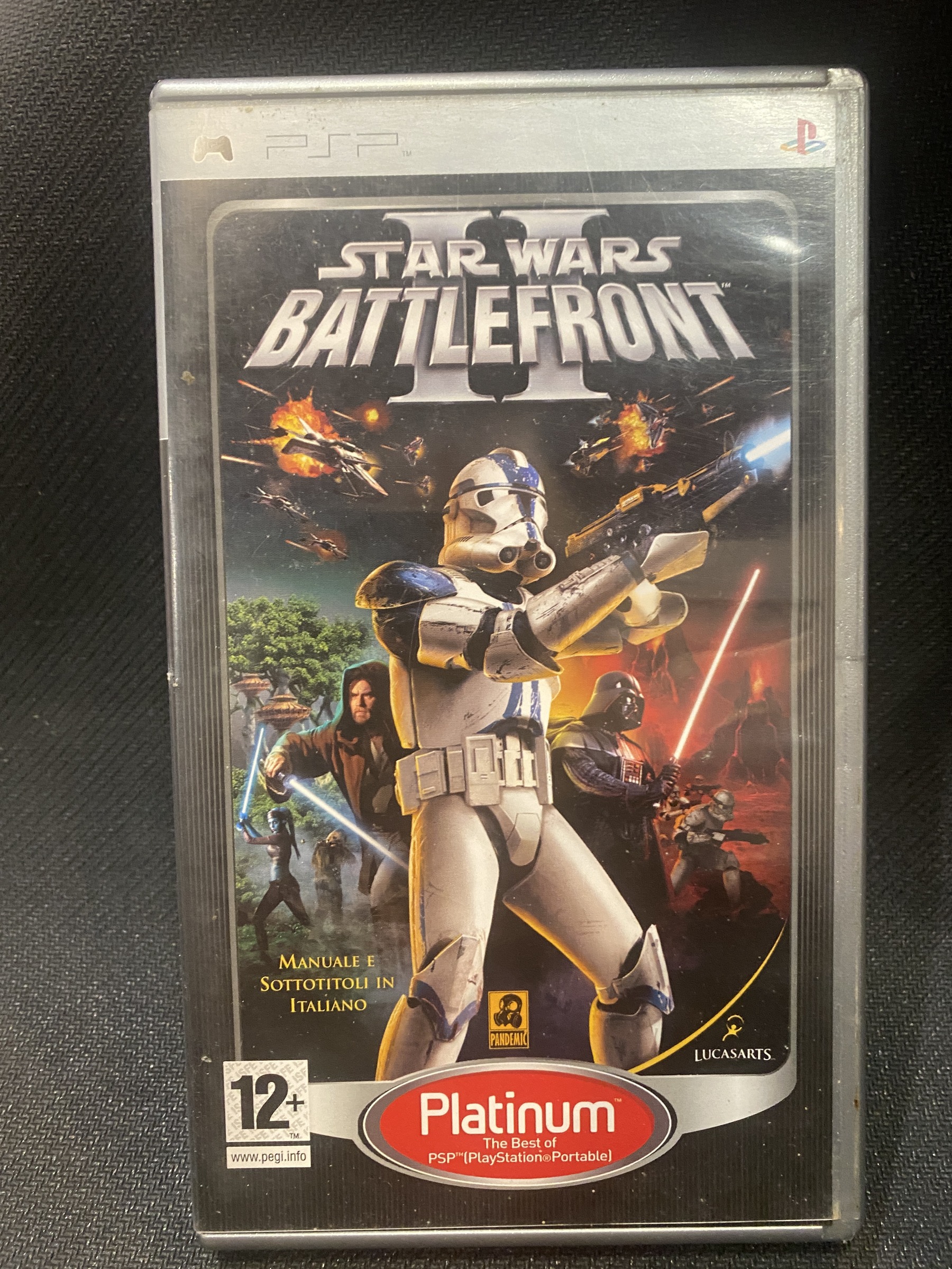 Star Wars Battlefront 2 PSP platinum Senza Manuale