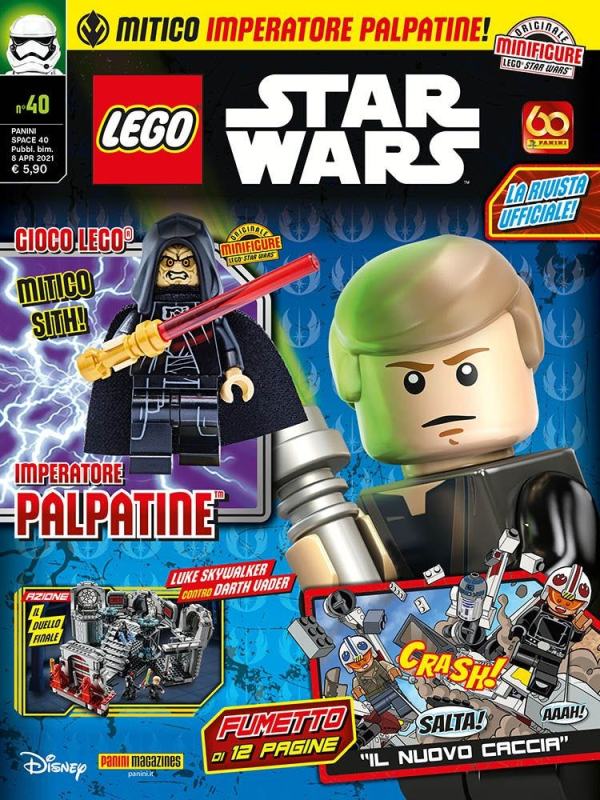 LEGO STAR WARS (2015) 40 IN REGALO: LA MINIFIGURE UFFICIALE DELL’IMPERATORE PALPATINE PANINI SPACE 40