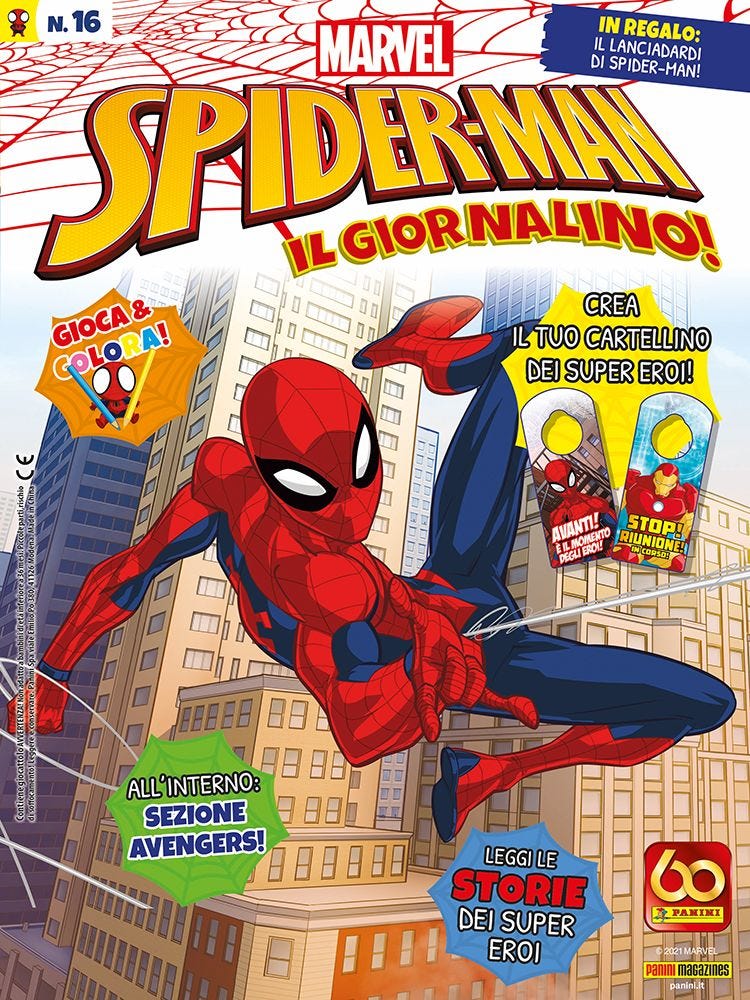 SPIDER-MAN & I SUOI FANTASTICI AMICI 76 IN REGALO: IL SUPER LANCIA DARDI DI SPIDER-MAN! SPIDER-MAN IL GIORNALINO 16