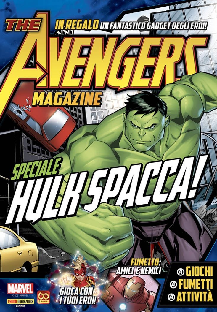 AVENGERS MAGAZINE 47 SPECIALE HULK – IN REGALO: IL SUPER LANCIADARDI DEGLI AVENGERS! MARVEL ADVENTURE 56