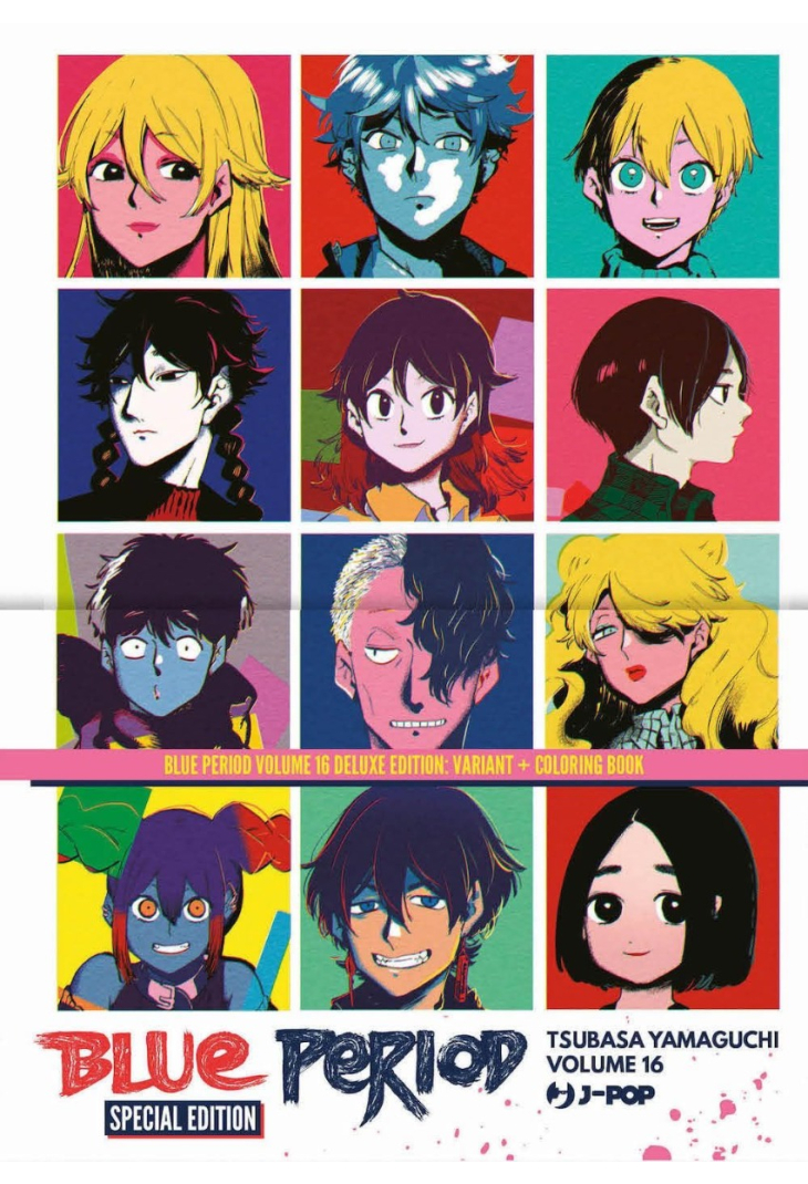 BLUE PERIOD 16 VARIANT COLORING BOOK