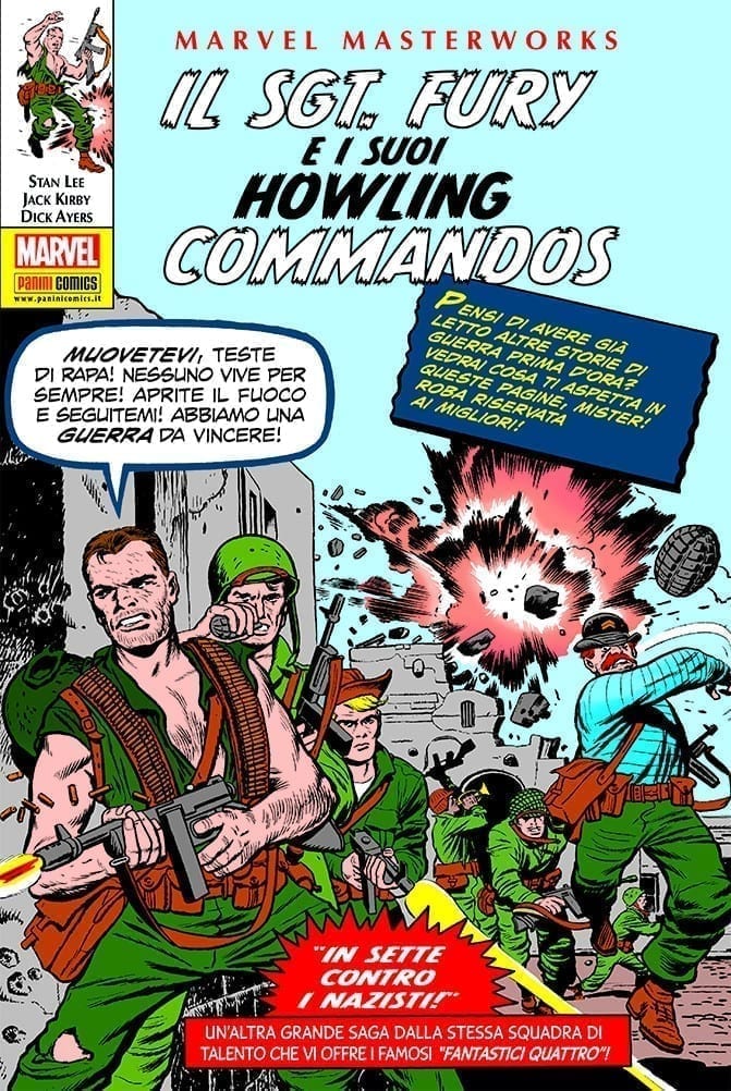 SGT. FURY E GLI HOWLING COMMANDOS MARVEL MASTERWORKS