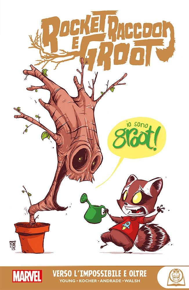 ROCKET RACCOON E GROOT MARVEL YOUNG ADULT