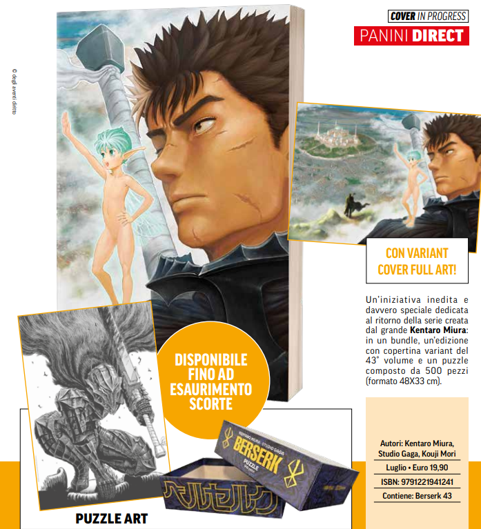 BERSERK Collection 43 VARIANT CON PUZZLE