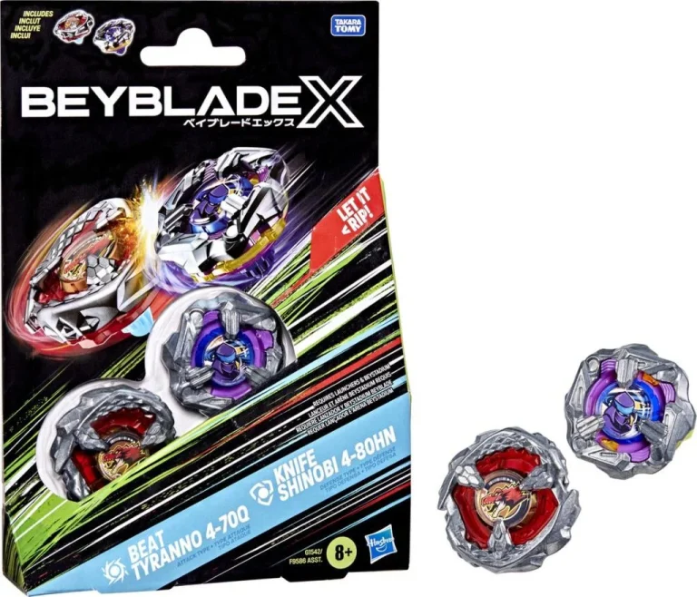 BEYBLADE X – BEAT TYRANNO E Knife Shinobi