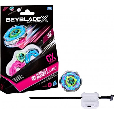 BEYBLADE X – WRIGGLE KRAKEN S 3-850 Starter Pack
