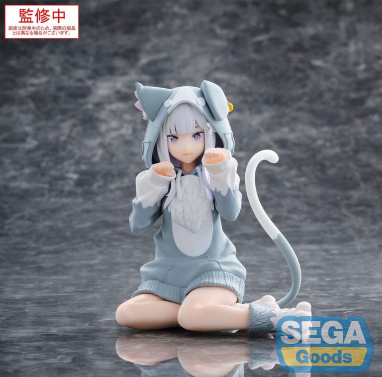 Re:Zero Starting Life in Another World Yumemirize PVC Statue Emilia Mofumofu Pack 11 cm