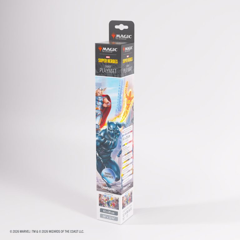 GAMEGENIC Magic: The Gathering – Marvel Super Heroes – Shiny Playmat – Marvel Super Heroes