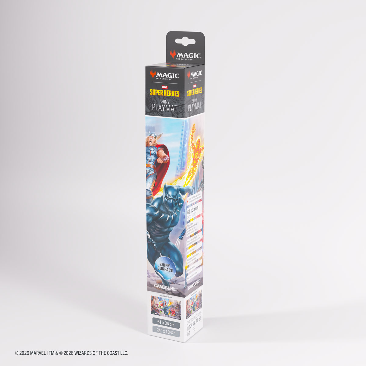 GAMEGENIC Magic: The Gathering – Marvel Super Heroes – Shiny Playmat – Marvel Super Heroes