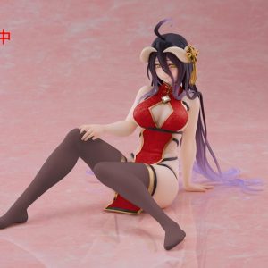Overlord PVC Statue Desktop Cute Figure Albedo Chinese Dress Ver. Renewal
