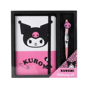 SANRIO NOTEBOOK E PENNA SET KUROMI