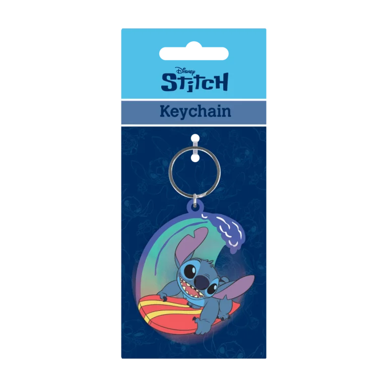 STITCH SURF SPINNER KEYCHAIN