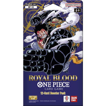 Blister One Piece Card Game OP-10 Royal Blood – Busta da 12 Carte (ENG)